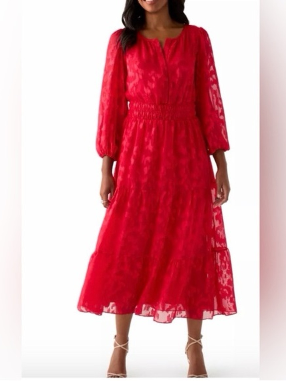 Taylor Red Women's Maxi Dress